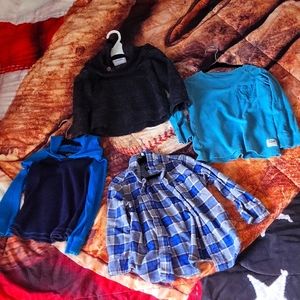 Oshkosh Boys bundle long sleeve shirts 4t